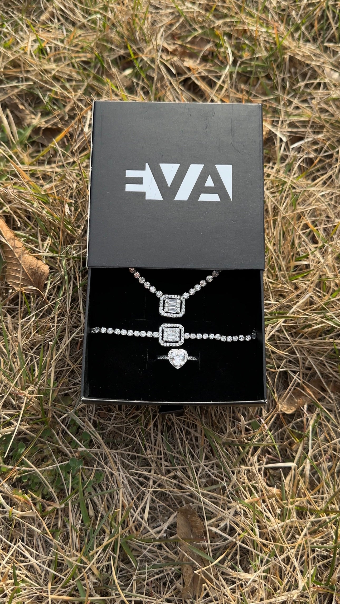 Baget Stone Set Silver